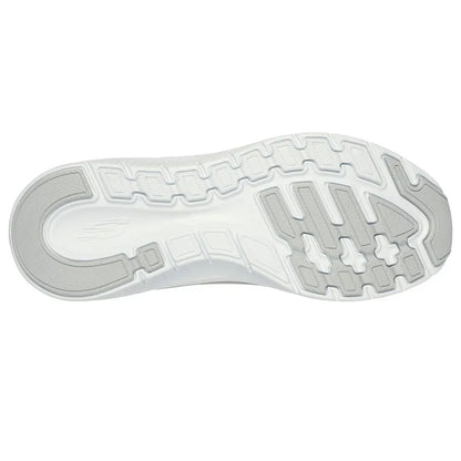 White-Silver - Back - Skechers Womens-Ladies Arch Fit 2.0 Glow The Distance Trainers