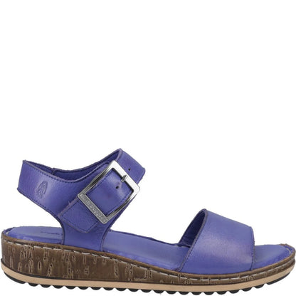 Indigo - Lifestyle - Hush Puppies Womens-Ladies Ellie Leather Sandals
