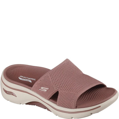 Brown - Front - Skechers Womens-Ladies Go Walk Arch Fit 2.0 Sandals