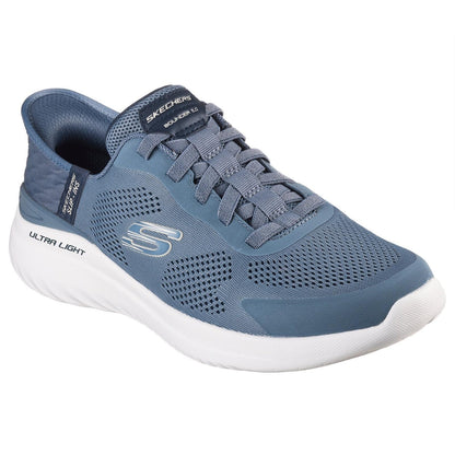 Slate - Front - Skechers Mens Bounder 2.0 Emerged Slip-In Trainers