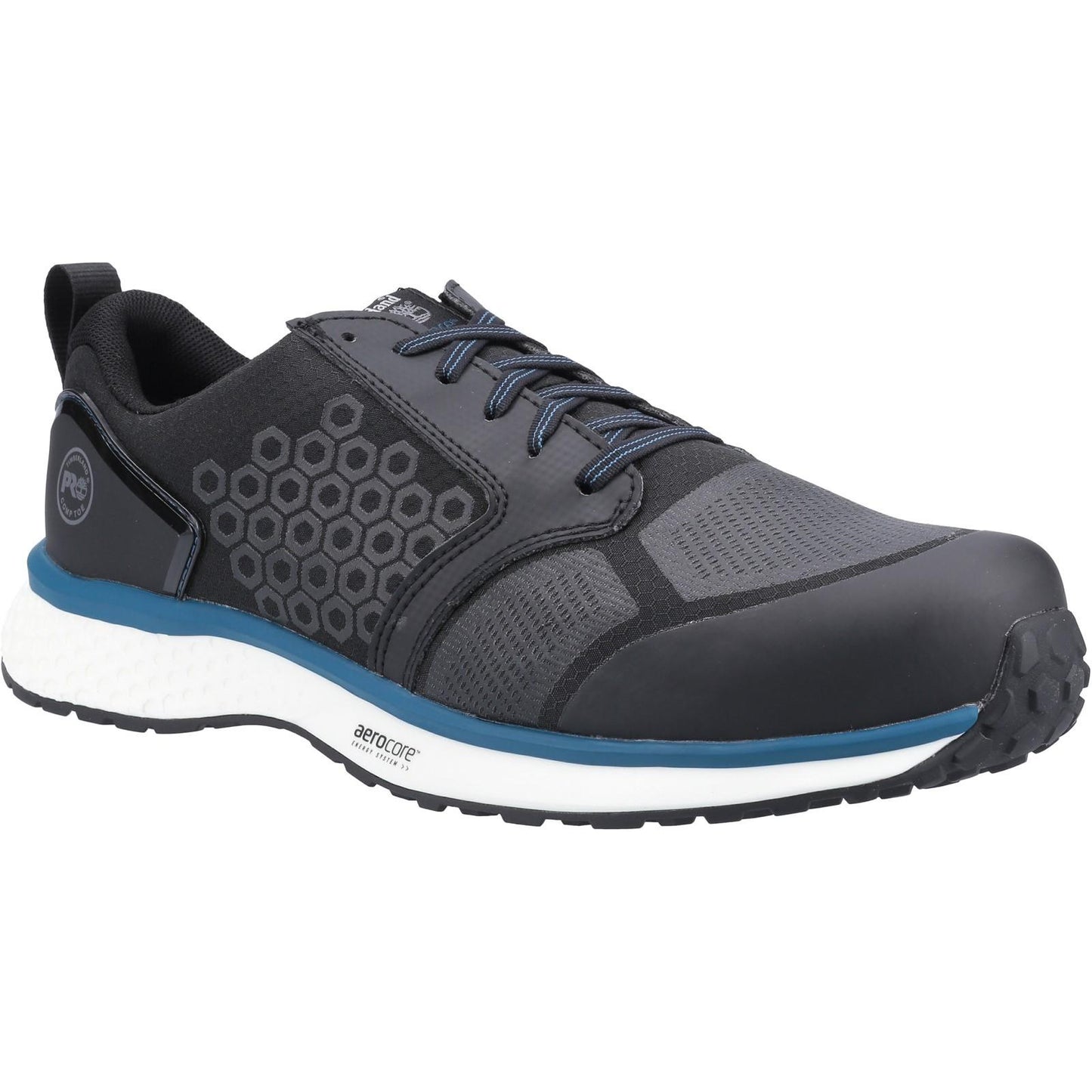 Black-Blue - Front - Timberland Pro Mens Reaxion Composite Toecap Safety Shoes