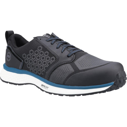 Black-Blue - Front - Timberland Pro Mens Reaxion Composite Toecap Safety Shoes