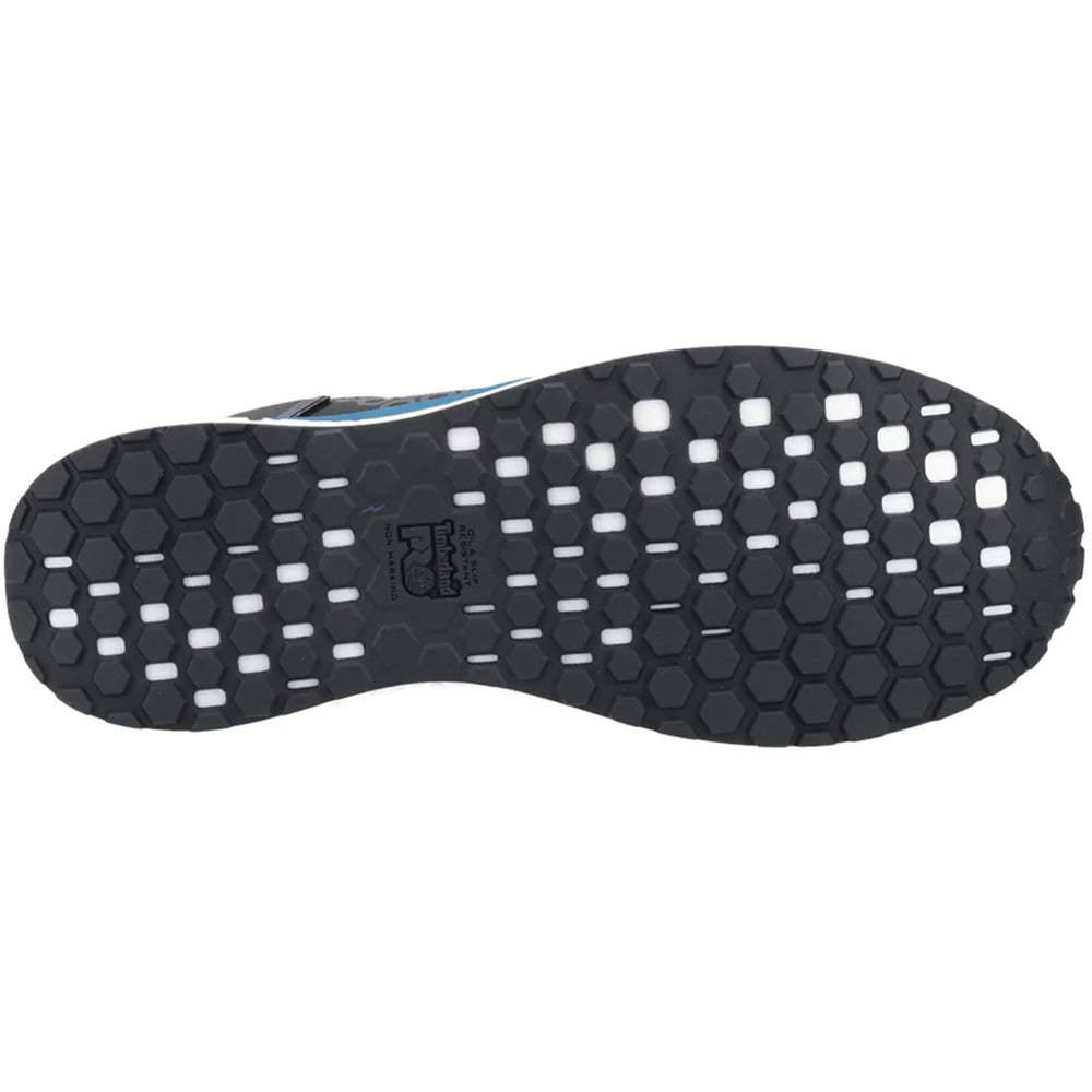 Black-Blue - Side - Timberland Pro Mens Reaxion Composite Toecap Safety Shoes
