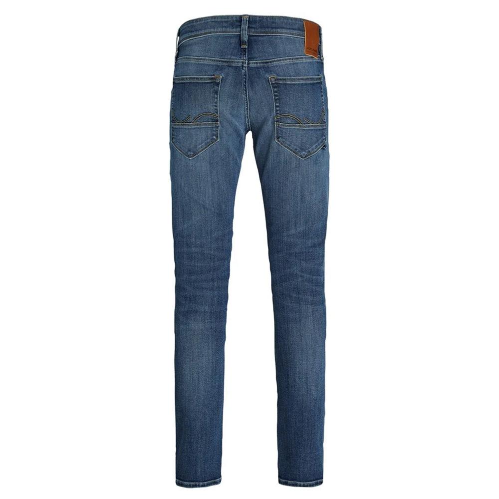 Blue Denim - Back - Jack And Jones Mens Glenn Fox Jeans