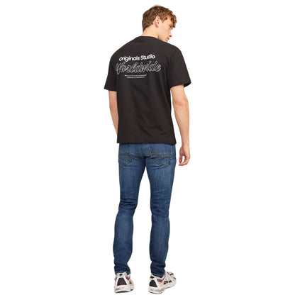 Blue Denim - Pack Shot - Jack And Jones Mens Glenn Fox Jeans