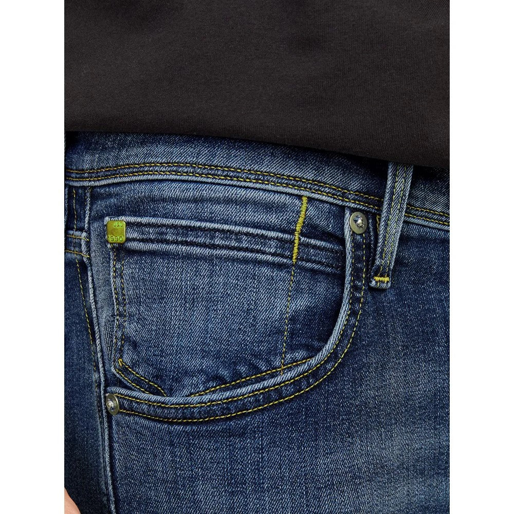 Blue Denim - Side - Jack And Jones Mens Glenn Fox Jeans