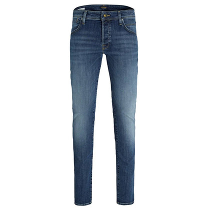 Blue Denim - Front - Jack And Jones Mens Glenn Fox Jeans