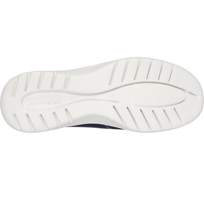 Navy - Back - Skechers Womens-Ladies On The Go Flex Palmilla Boat Shoes