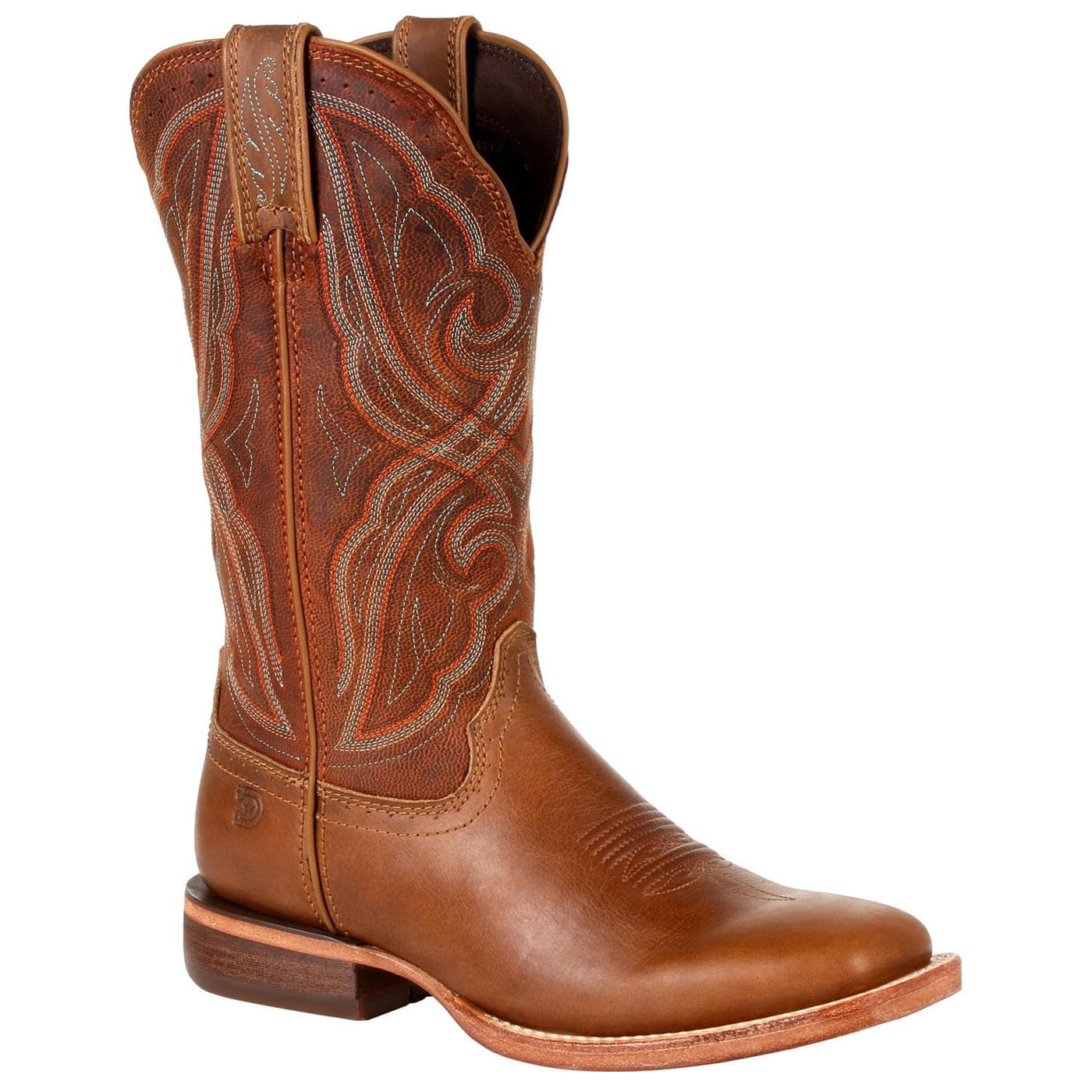 Chestnut - Front - Durango Womens-Ladies Arena Pro Full Grain Leather Cowboy Boots