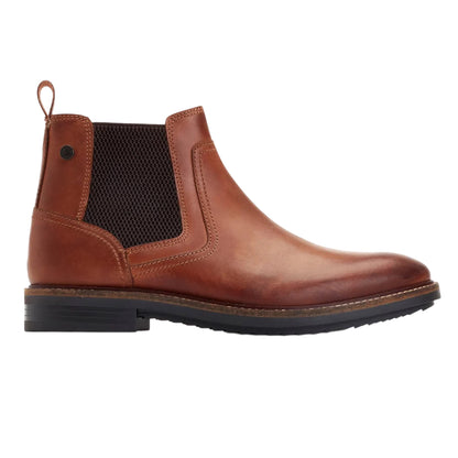 Tan - Side - Base London Mens Dandridge Chelsea Boots