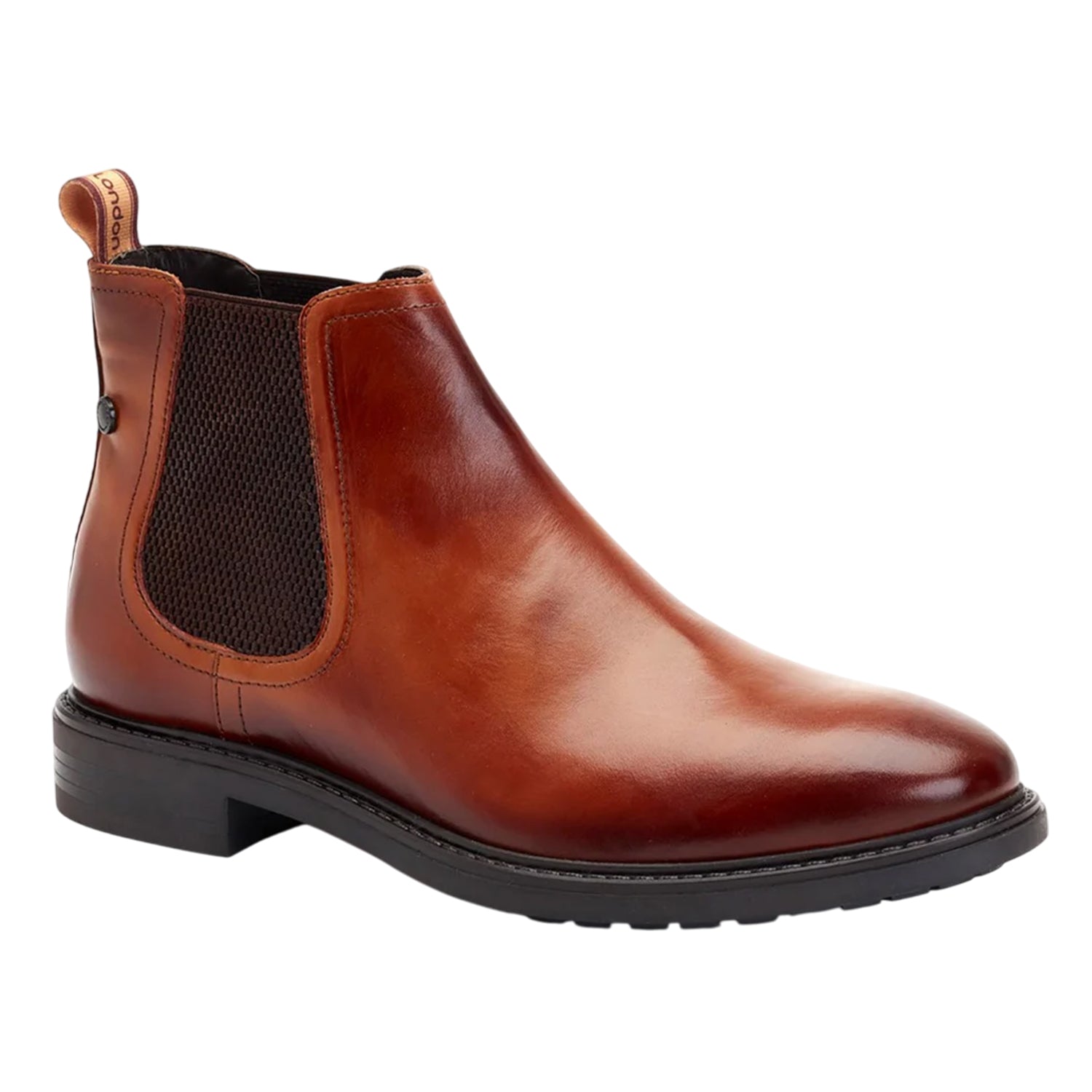 Tan - Front - Base London Mens Ranger Chelsea Boots