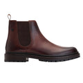Brown - Side - Base London Mens Walsh Leather Chelsea Boots