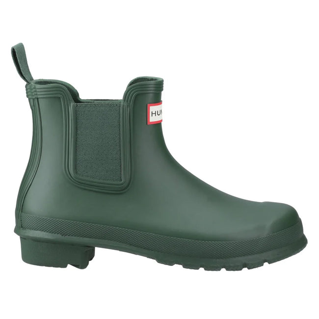 Green - Lifestyle - Hunter Womens-Ladies Original Chelsea Boots