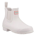White - Front - Hunter Womens-Ladies Original Chelsea Boots