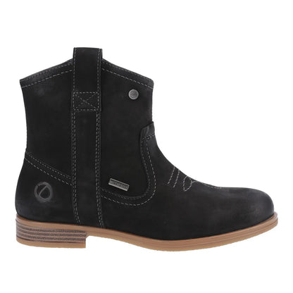Black - Lifestyle - Cotswold Womens-Ladies Signet Leather Ankle Boots