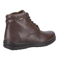 Brown - Back - Fleet & Foster Mens Jay Ankle Boots