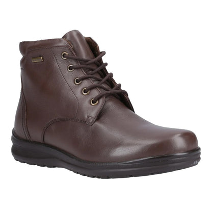 Brown - Front - Fleet & Foster Mens Jay Ankle Boots