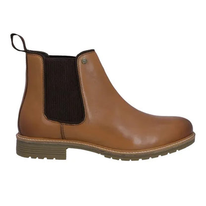 Tan - Side - Hunter Mens Munro Grain Leather Dealer Boots