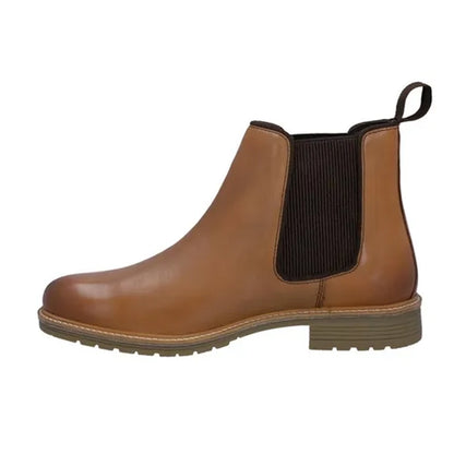 Tan - Lifestyle - Hunter Mens Munro Grain Leather Dealer Boots