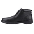 Black - Lifestyle - Hush Puppies Mens Malcolm Leather Chukka Boots