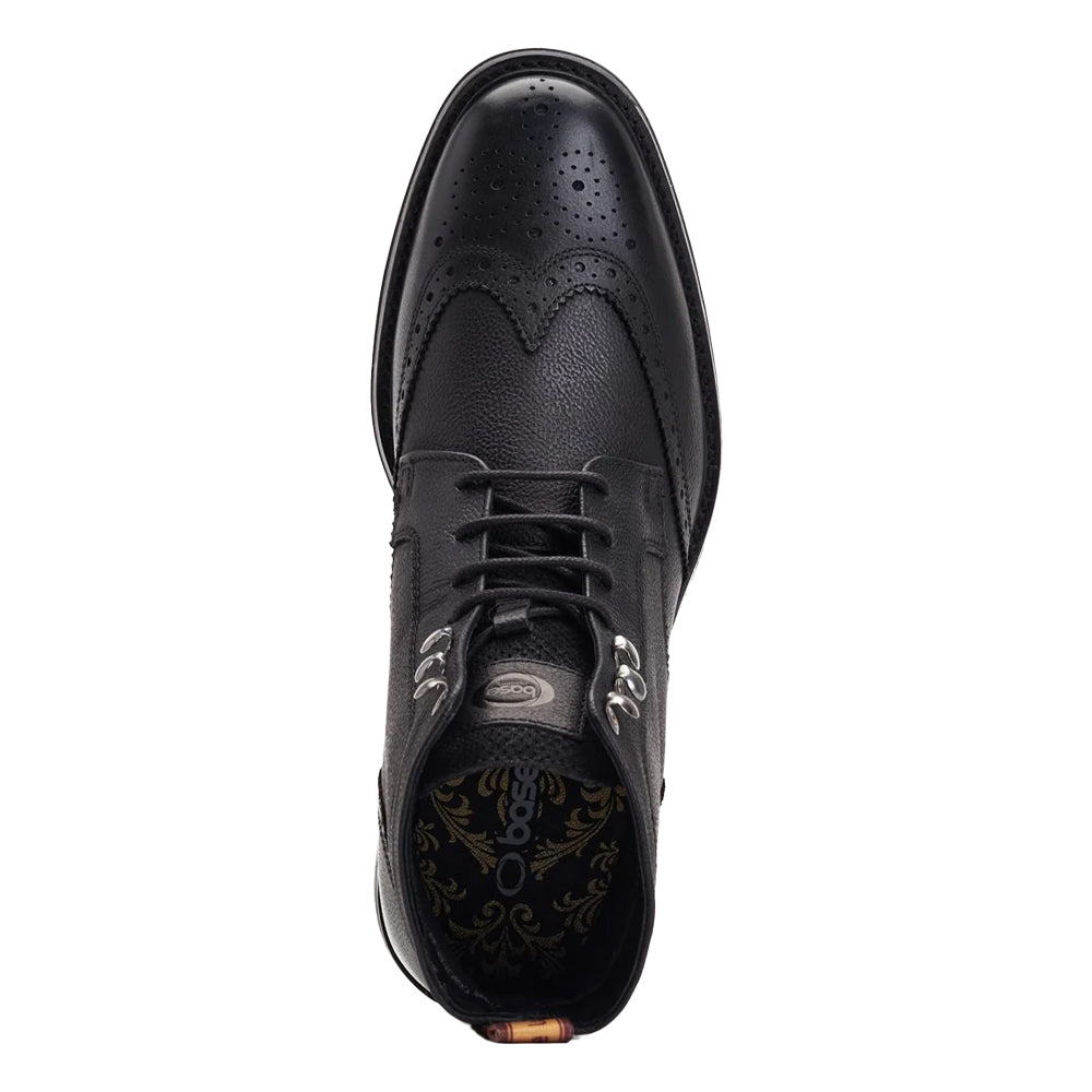 Black - Lifestyle - Base London Mens Hemlock Ankle Brogues