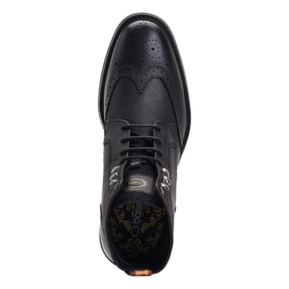 Black - Lifestyle - Base London Mens Hemlock Ankle Brogues