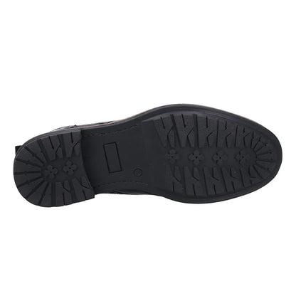 Black - Lifestyle - Hush Puppies Mens Joshua Leather Ankle Boots