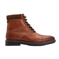 Tan - Side - Base London Mens Ashland Leather Ankle Boots