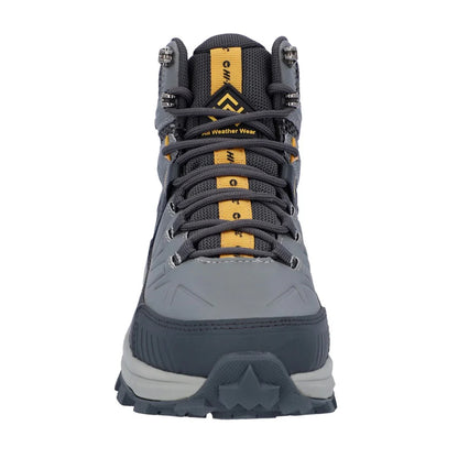 Cool Grey - Pack Shot - Hi-Tec Mens Rainier Hiking Boots
