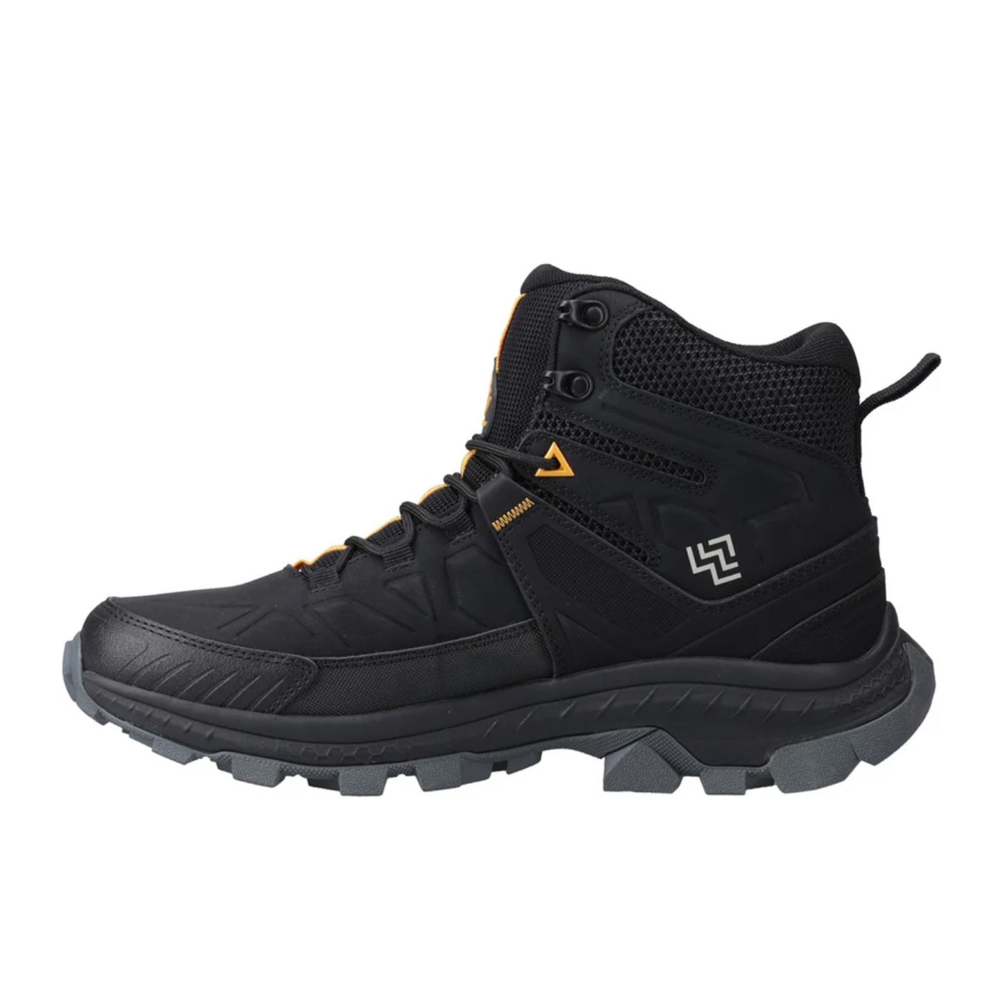 Black - Side - Hi-Tec Mens Rainier Hiking Boots