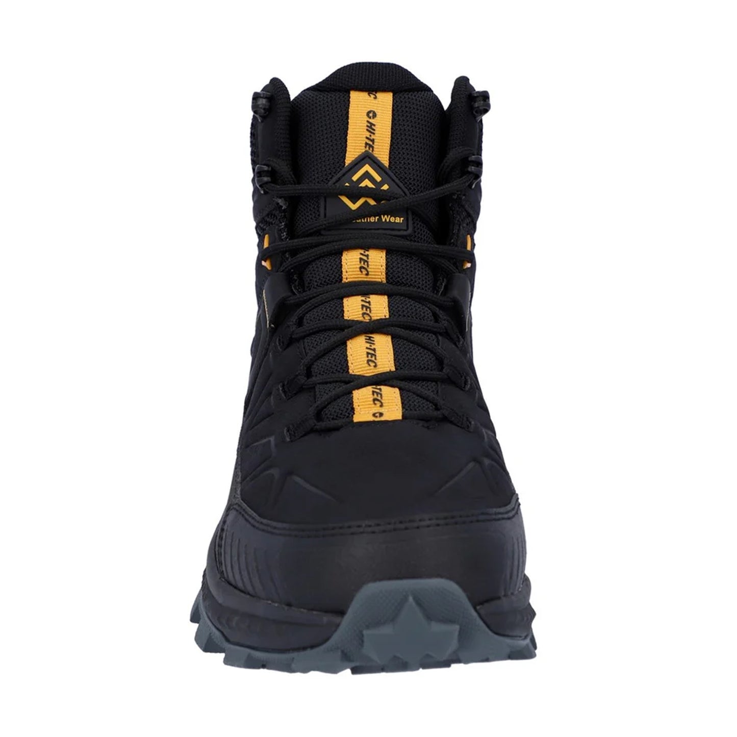 Black - Pack Shot - Hi-Tec Mens Rainier Hiking Boots