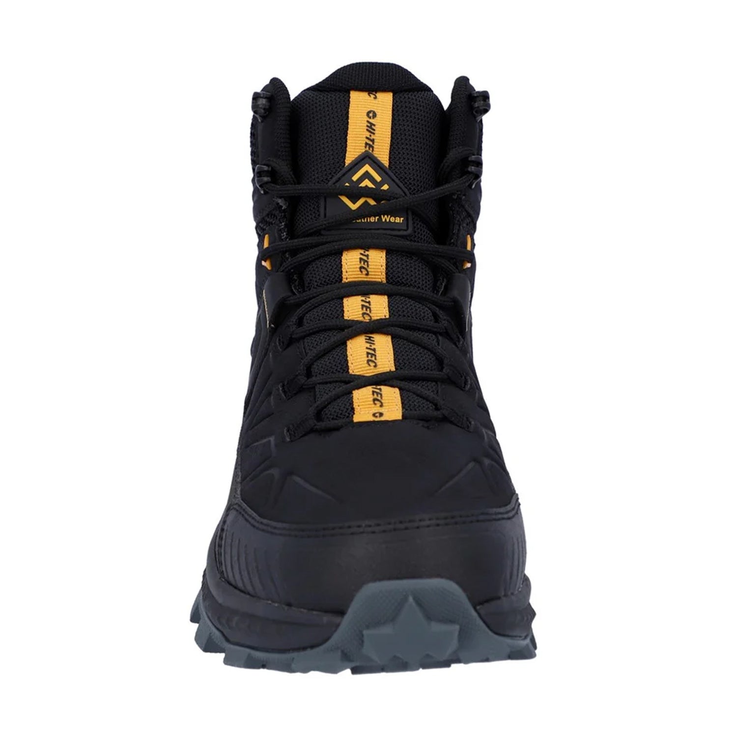 Black - Pack Shot - Hi-Tec Mens Rainier Hiking Boots