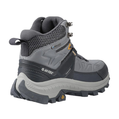 Cool Grey - Back - Hi-Tec Mens Rainier Hiking Boots