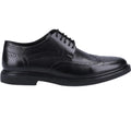 Black - Side - Hush Puppies Mens Kingston Leather Brogues