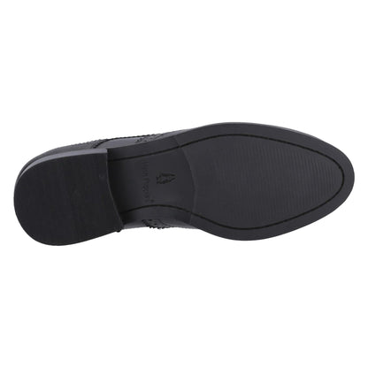 Black - Lifestyle - Hush Puppies Womens-Ladies Natalia Leather Brogues