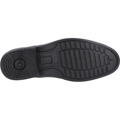 Black - Back - Hush Puppies Mens Nolan Leather Brogues