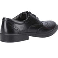 Black - Pack Shot - Hush Puppies Mens Nolan Leather Brogues