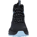 Black-Blue Fog - Close up - Hi-Tec Womens-Ladies Fuse Trek Mid Boots