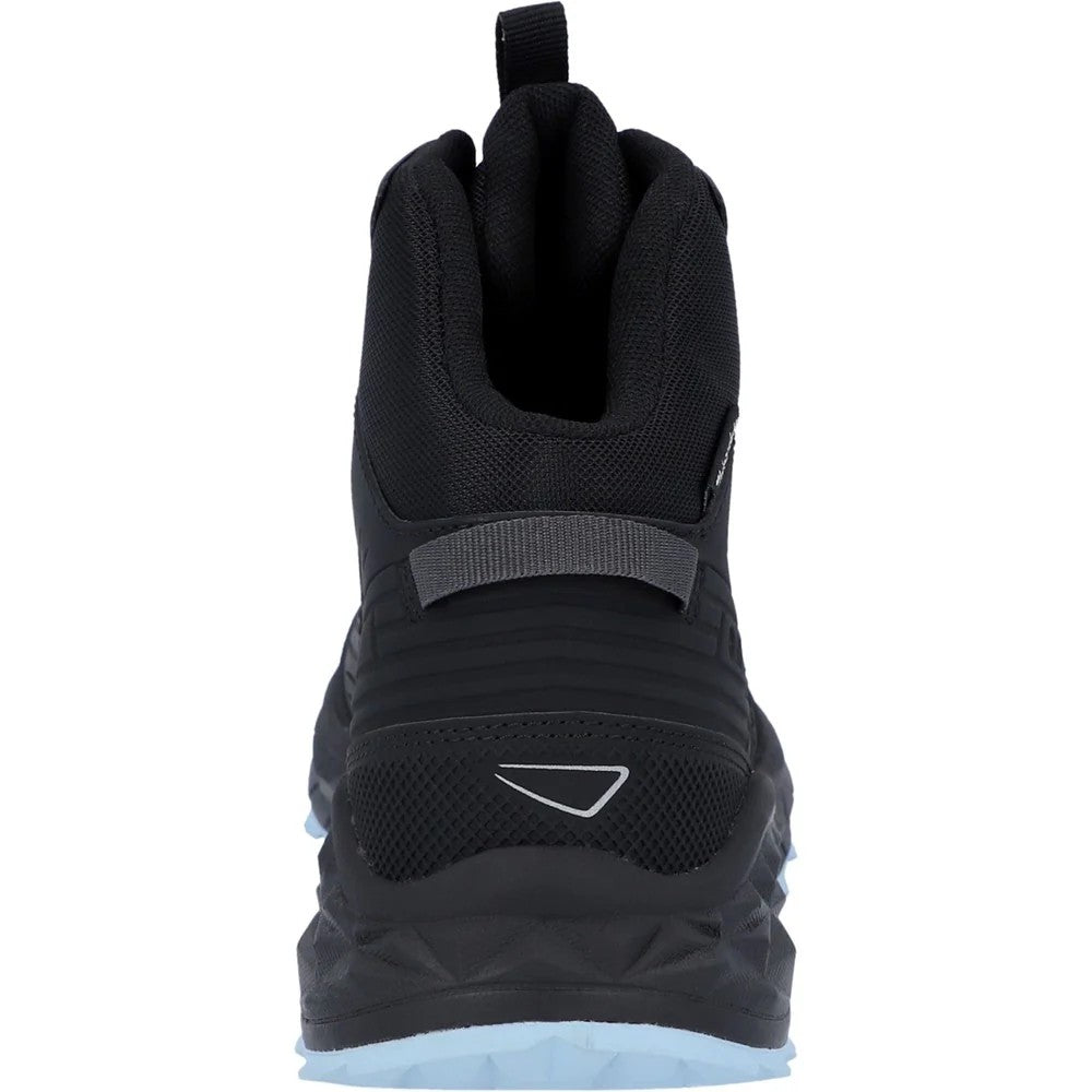 Black-Blue Fog - Back - Hi-Tec Womens-Ladies Fuse Trek Mid Boots