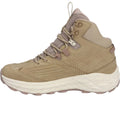Taupe-Whitecap Grey-Warm Taupe - Pack Shot - Hi-Tec Womens-Ladies Fuse Trek Mid Boots