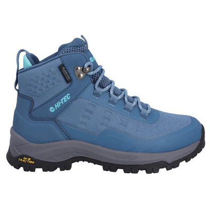 Mid Blue - Pack Shot - Hi-Tec Womens-Ladies Mid Boots