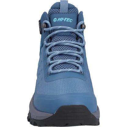 Mid Blue - Side - Hi-Tec Womens-Ladies Mid Boots
