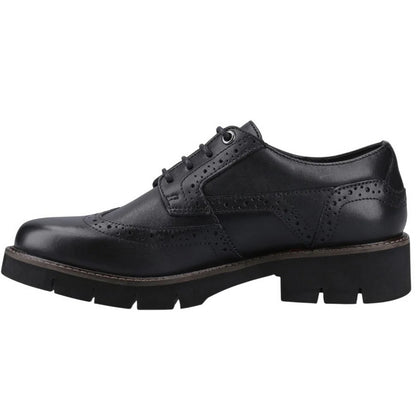 Black - Lifestyle - POD Womens-Ladies Kacey Leather Brogues