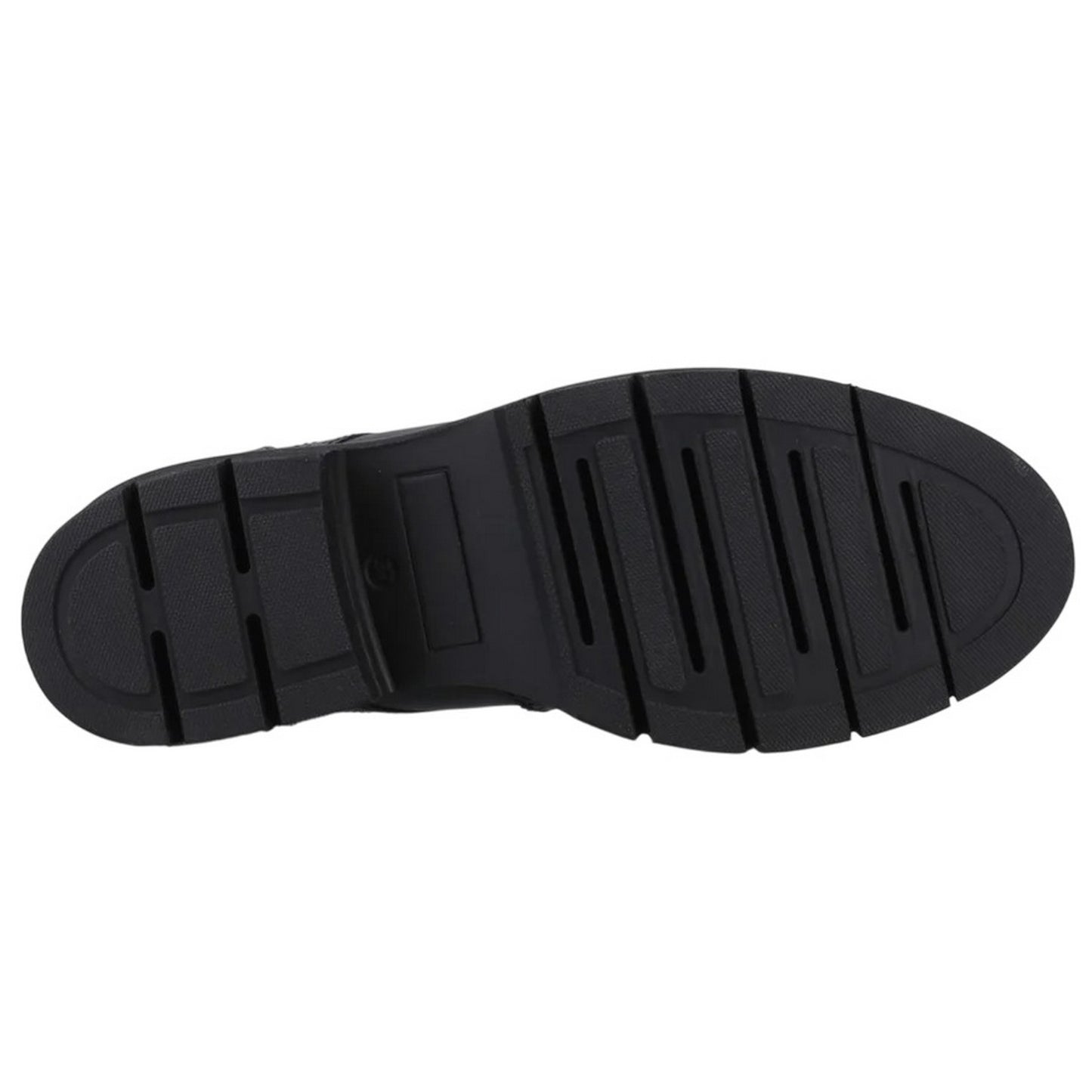 Black - Pack Shot - POD Womens-Ladies Kacey Leather Brogues