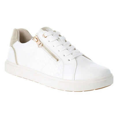 White - Front - Josef Seibel Womens-Ladies Kendall 01 Trainers