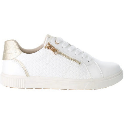 White - Side - Josef Seibel Womens-Ladies Kendall 01 Trainers