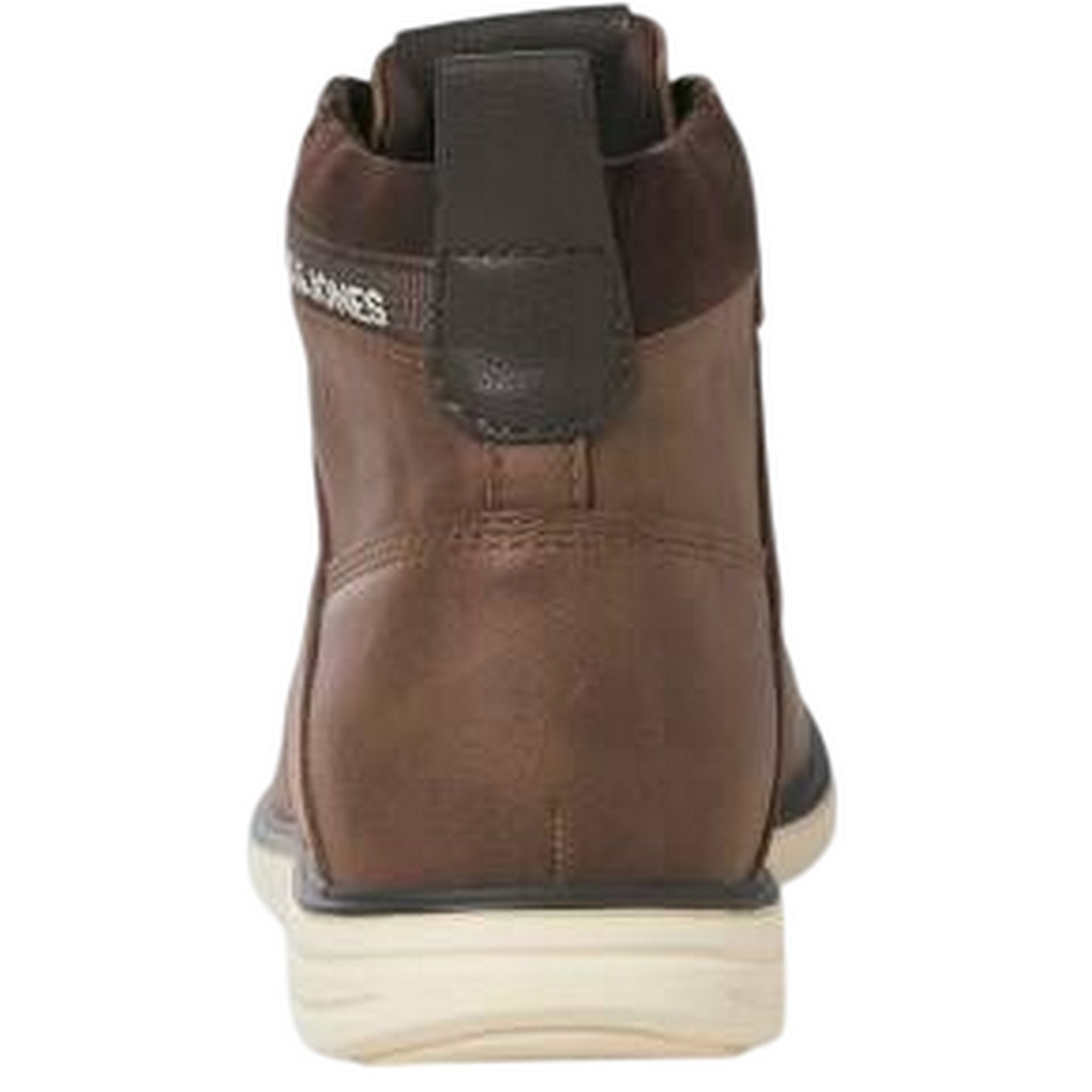 Capuccino - Back - Jack And Jones Mens Denver Combo Ankle Boots