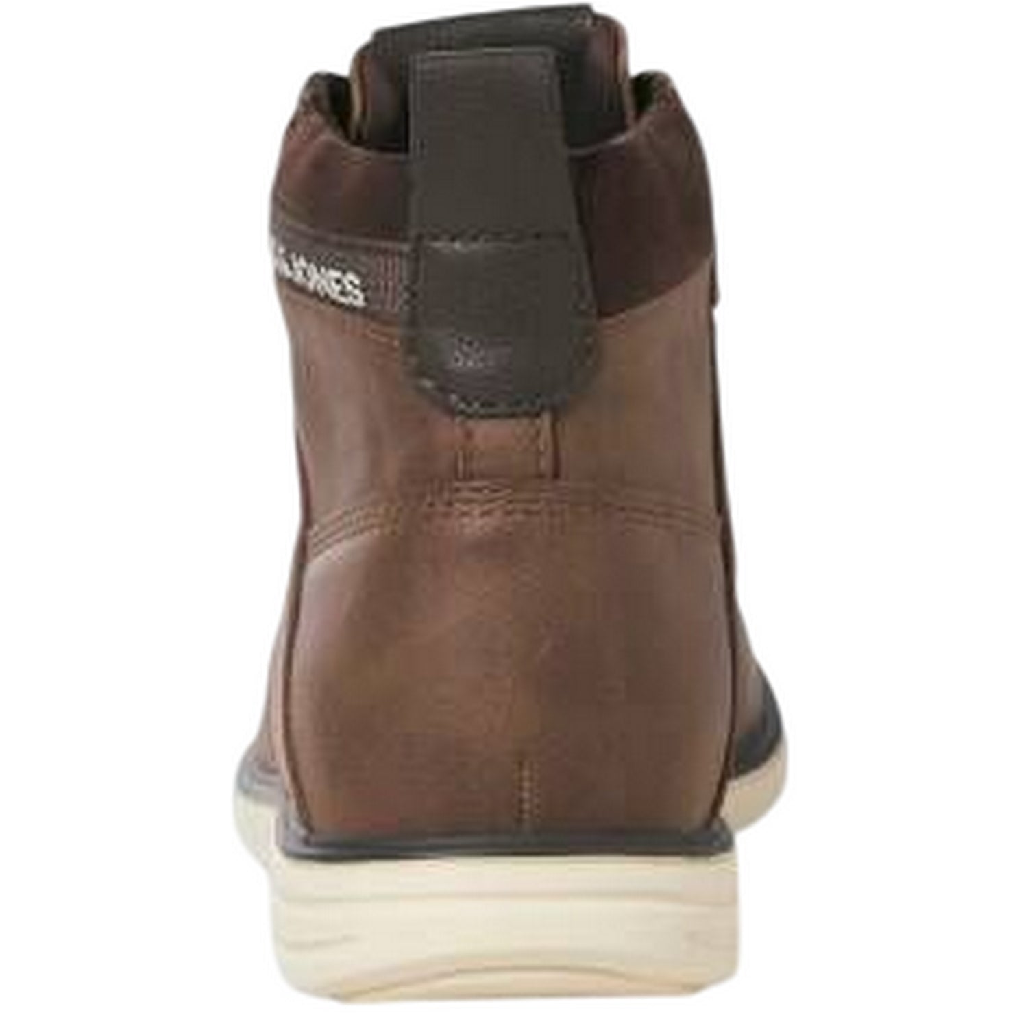 Capuccino - Back - Jack And Jones Mens Denver Combo Ankle Boots