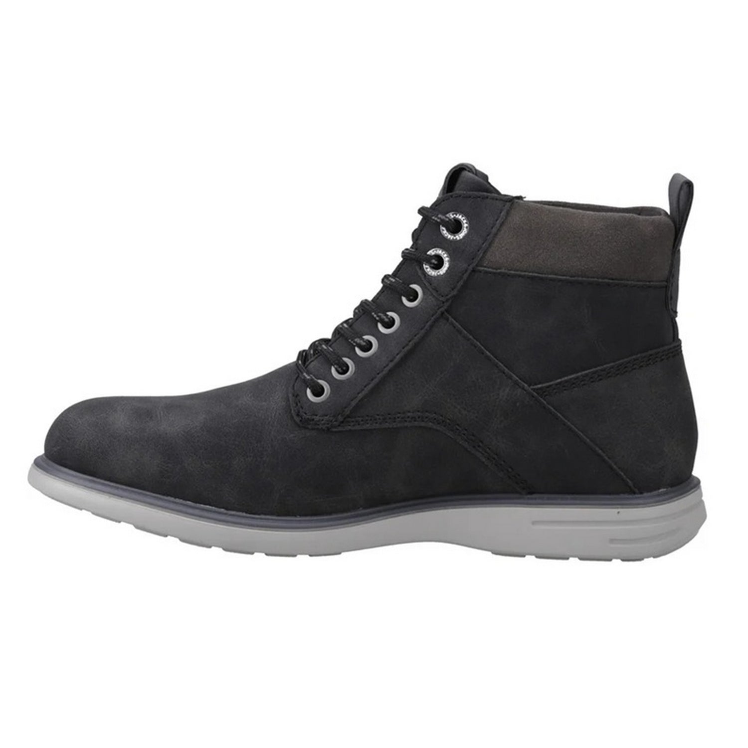 Anthracite - Lifestyle - Jack And Jones Mens Denver Combo Ankle Boots