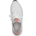 White-Salmon - Side - Josef Seibel Womens-Ladies Leather Trainers